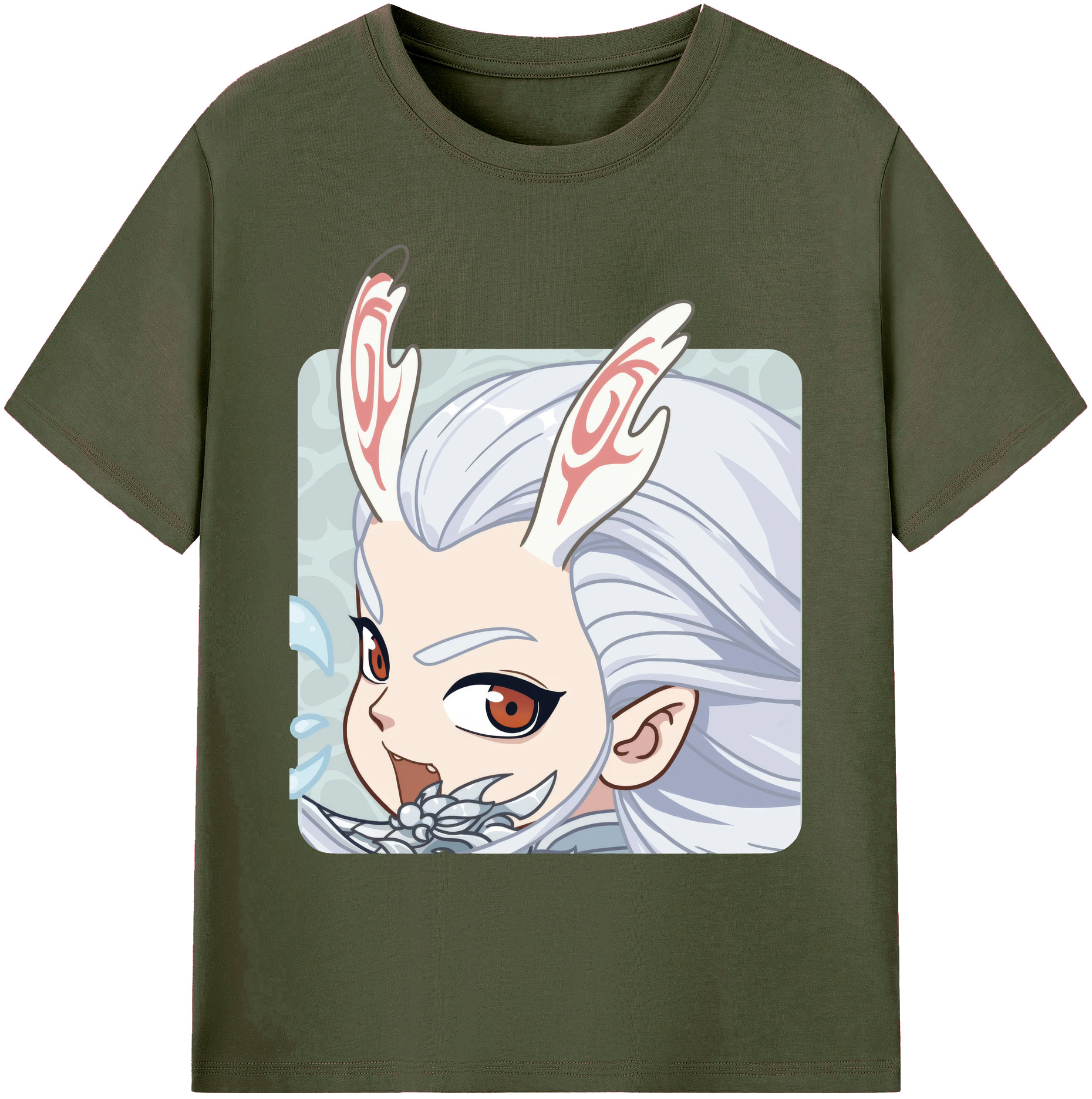（画像用） Ne Zha 2 ナタ 魔童の大暴れ 綿100％ メンズ半袖Tシャツ｜肌触りやわらか＆通気性